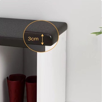 Галошница с сиденьем 80 х 30 х 45 см черная