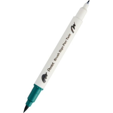 Zestaw do liternictwa Brush Sign Pen Pentel Zielone wzgórza 6 kolorów