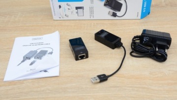 Поврежденный удлинитель Digitus USB 2.0 через сетевой кабель CAT 5 6