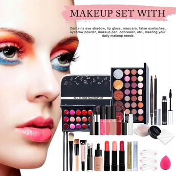 27 SZT. PROFESJONALNY MAKIJAŻU PALETA ZESTAW