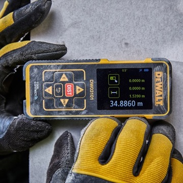 Лазерный дальномер Dewalt DW03101 со степенью защиты IP65, 100 м