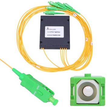 Splitter Extralink 1:4 PLC SC/APC 2,0mm 1,5m G657A