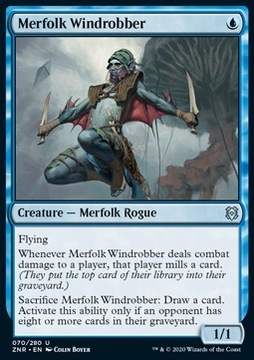 Merfolk Windrobber - Zendikar Rising