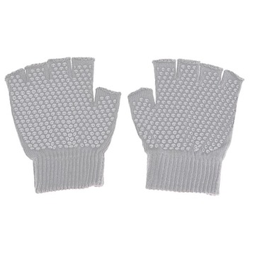 Yoga Gloves Fingerless Glove Fitness Half Grey