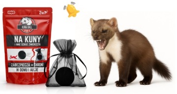 ODSTRASZACZ NA KUNY ŚRODEK ZAPACHOWY DO OCHRONY SAMOCHODU KUNA BALL 2 w 1