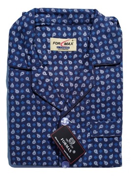 Elegancka Piżama Męska ROZPINANA flanelowa r XXL