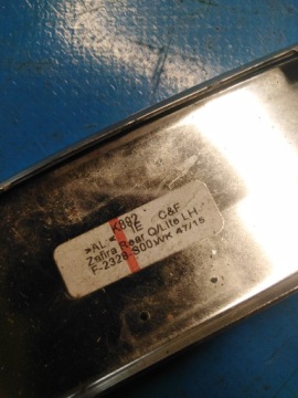 НАКЛАДКА ОКНА КУЗОВА ХРОМ ЗАДНЯЯ ЛЕВАЯ OPEL ZAFIRA C TOURER