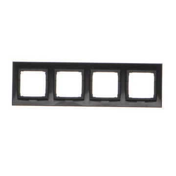 SIMON 54 RAMKA POCZWÓRNA CZARNY MAT DR4/49