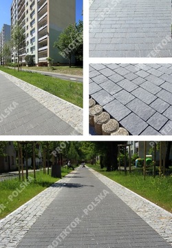 Бетонная брусчатка POLBRUK Тротуар TRENTO