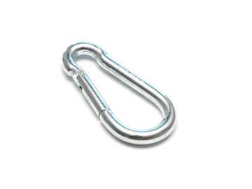 КАРАБИН ОЦИНКОВАННЫЙ ДЛЯ ВЕРЕВОК 8 ММ 8Х80мм ОБЫЧНЫЙ