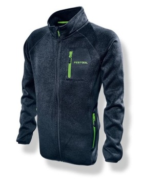 Bluza z zamkiem niebieski melanż M Festool