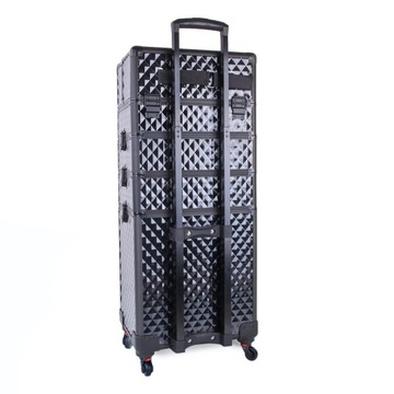 Косметичка SIlcare XXXL Чемодан 4в1 на поворотных колесах Diamond