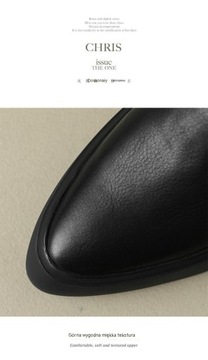 КОЖАНЫЕ ТУФЛИ НА ПЛОСКОЙ СТЕКЛИКЕ Miss