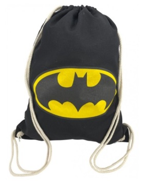 Plecak materiałowy Batman, 37x46cm PRODUKT LICENCJ