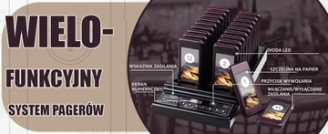 Retekess T112 System Przywoławczy, 500M System Pagera Restauracji, 20 Pager