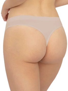 Stringi Lili String Gatta, bezszwowe, natural, XL