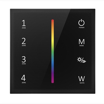 T24(B) Panel RF LED RGB/RGBW Dotykowy 4-Strefowy Bat