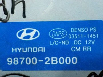 HYUNDAI SANTA FE II 2.2 CRDI 08R 5D MOTOREK STĚRAČE ZADNÍ 98700-2B000