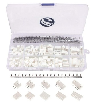 ZESTAW ZŁĄCZ XH JST RASTER 2.54MM 2PIN-6PIN 460 sztuk