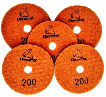 5 TARCZE DIAMENTOWE POLERSKIE DO GRANITU GRESU#200
