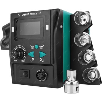 Паяльная станция горячим воздухом, машина для сварки пластика горячим воздухом YIHUA 959D-II