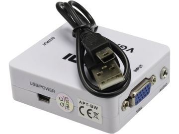 Переходник VGA DSUB на HDMI Full HD + аудиоконвертер