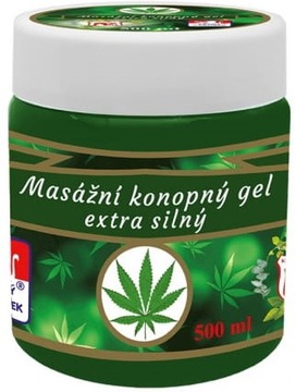 ŻEL Konopny EXTRA SILNY na BÓLE MIĘŚNI STAWÓW 500 ml Putorius | z KONOPI