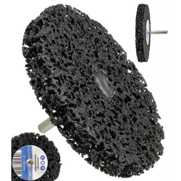 Диск диск, диск для удаления ржавчины, краски, 50 мм, чистка волос черного человека