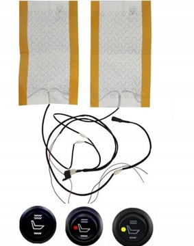 Komplet mat grzewczych pod tapicerkę 12V