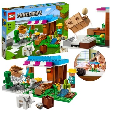 LEGO MINECRAFT PIEKARNIA DOMEK MAINCRAFT KLOCKI NA PREZENT ZESTAW