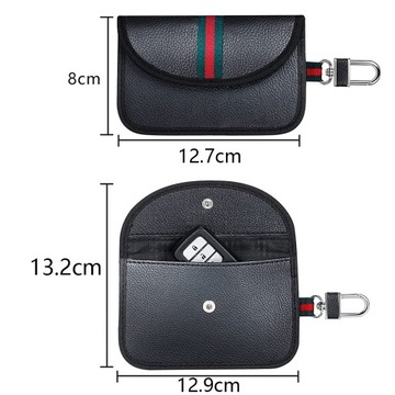 KLATKA ETUI NA KLUCZYK KEYLESS SKÓRZANE RFID