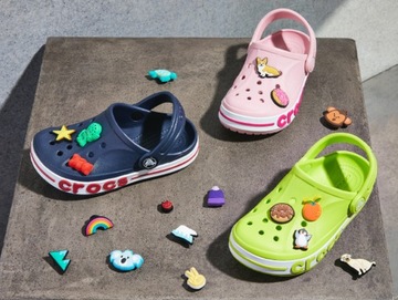 Детская легкая обувь, шлепанцы, сабо Crocs Bayaband Kids 207019, сабо 34-35