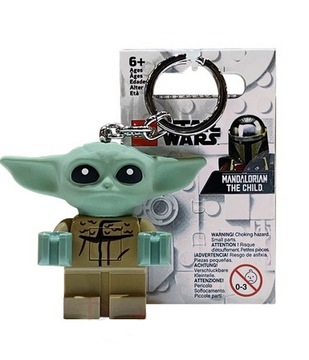 Брелок со светодиодной подсветкой LEGO STAR WARS BABY YODA KE179