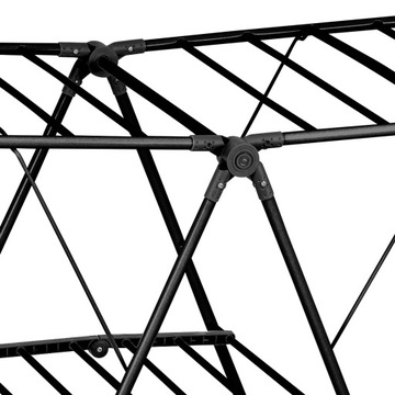 STOJĄCA SUSZARKA NA PRANIE UBRANIA balkonowa pozioma składana PROMIS SU109