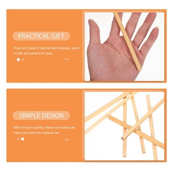 Натуральная трубка из стебля пчелиного тростника.