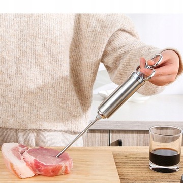 СТАЛЬНОЙ ИНЖЕКТОР ДЛЯ МЯСА НАБОР ШПРИЦОВ