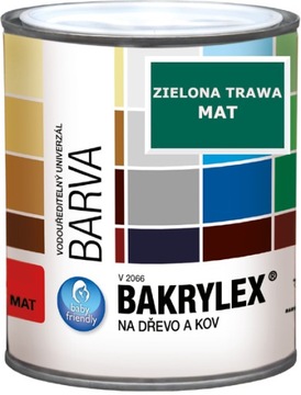 Farba Bakrylex 0,7kg mat plac zabaw zabawek TRAWA
