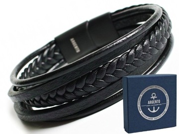 МУЖСКОЙ БРАСЛЕТ БРАСЛЕТЫ БРАСЛЕТ ARGENTO