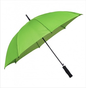 ZIELONY parasol automatyczny na spacer jesień