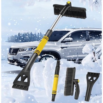 СКРЕБОК ДЛЯ ЛЬДА С МЕТЛОЙ АВТОМОБИЛЬНЫЙ СКРЕБОК ЩЕТКА ДЛЯ СНЕГА 2 В 1