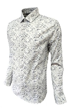 БЕЛАЯ ТОРЖЕСТВЕННАЯ РУБАШКА Повседневный крой-ОБЫЧНЫЙ 4XL