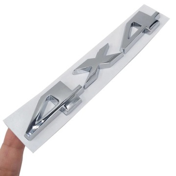 ZNAK NÁPIS JEEP 4X4 CHRÓM