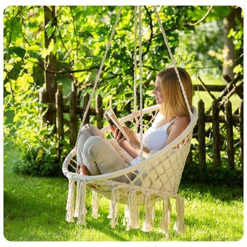 HEVA подвесное садовое кресло-качалка в стиле бохо, качели-кокон, гамак +2 подушки