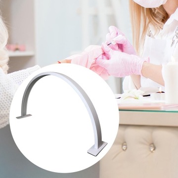 Настольная лампа для ногтей Half Moon 20 Вт Профессиональная светодиодная лампа для ногтей Nail Tech, белый