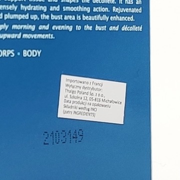 Thalgo BUST AND DECOLLETE Сыворотка для бюста и декольте (VT15023)