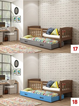 Двухъярусная кровать Kubuś для двоих детей 190x80
