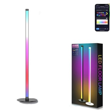 lampa podłogowa LED z pilotem 8 trybów dynamicznych, 4 tryby muzyczne