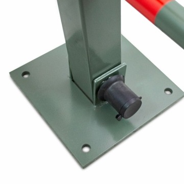 Сплошной парковочный барьер, замок, отражатель, 70 см.