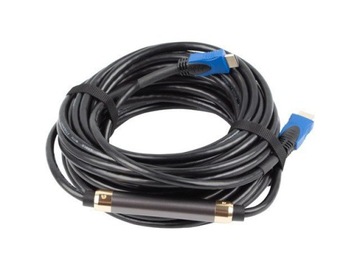 Kabel Lanberg (HDMI M - HDMI M; 15m; kolor czarny)
