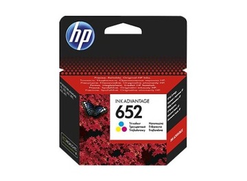 Tusz HP 652 kolor ORYGINAŁ F6V24AE